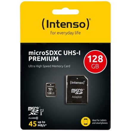 INTENSO Micro SDXC karta 128GB Class10, UHS-1