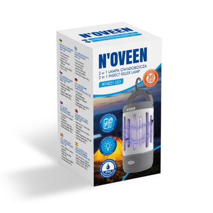 NOVEEN IKN851 LED IP44, Elektrický lapač hmyzu