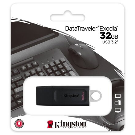 KINGSTON DataTraveler EXODIA 32GB blk/wht