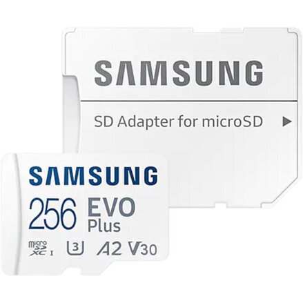 SAMSUNG Micro SDXC EVO+ 256GB Class 10 UHS-I Ada