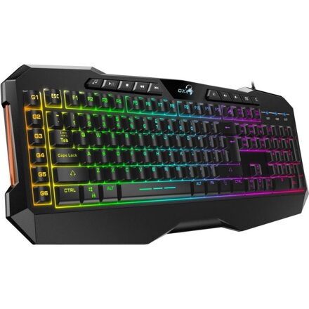 GENIUS GX K11 Pro, Herná klávesnica, USB, RGB