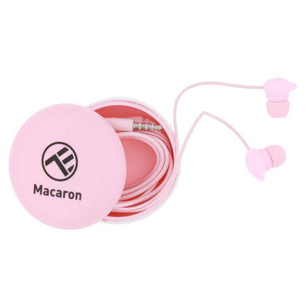 TELLUR Macaron, Slúchadlá do uší, pink