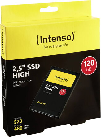 INTENSO SSD HIGH 120GB 2.5"/SATA3/7mm
