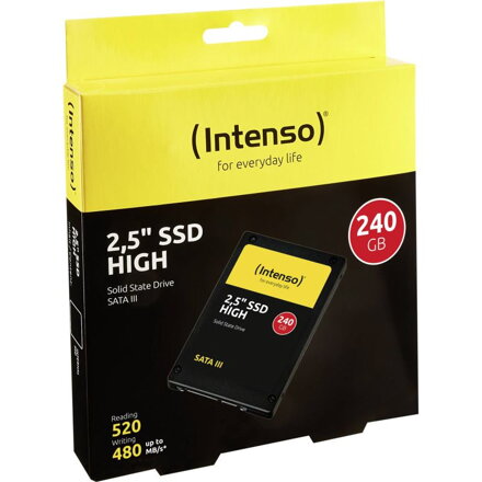 INTENSO SSD HIGH 240GB 2.5"/SATA3/7mm