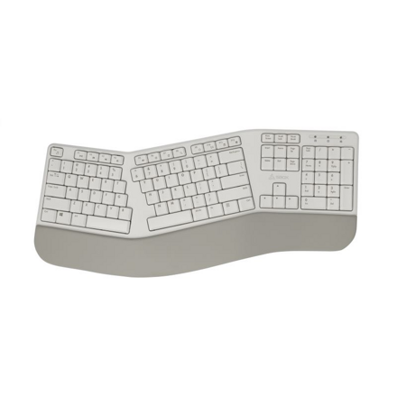 SBOX WK-905-US ERGO, Bezdrôtová klávesnica, biela