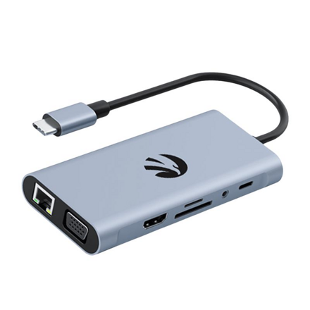 HAWK HUB 11v1 USB-C / USB-A / HDMI/VGA/SD/TF/RJ45