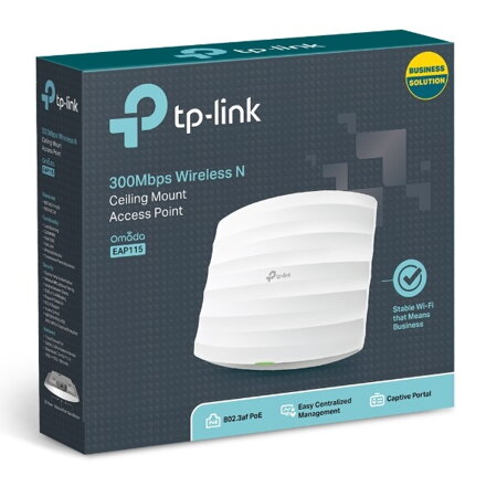 TP-Link EAP115 Wireless N 300 Mbit/s na strop
