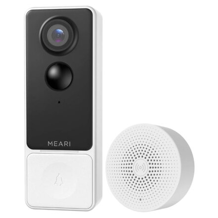 MEARI B1, Audio/Video zvonček, WiFi, 2K, PIR