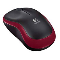 Optická myš LOGITECH Wireless Mouse M185 Red 910-002240