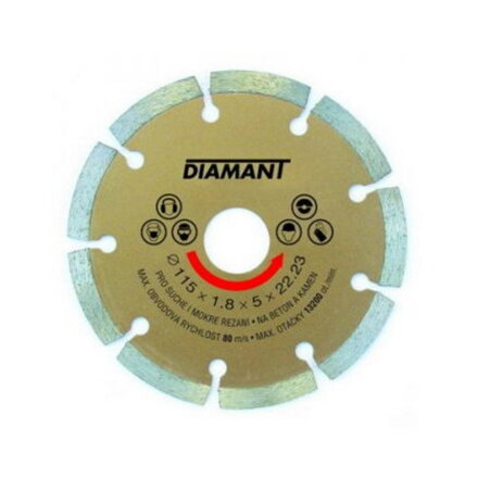 Kotuc diamantovy o115x22mm, SEGMENT