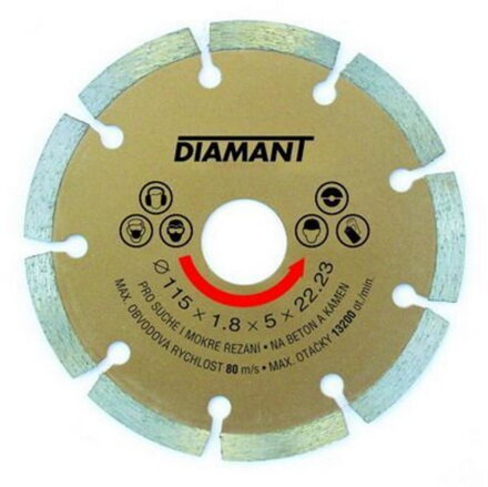 Kotuc diamantovy o125x22mm, SEGMENT