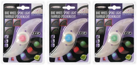 Svetlo LED 3 farby, odrazka bicykel