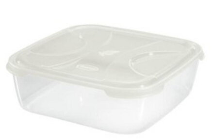 Dóza na potraviny UH 7L 31X31XH10.6CM štvorcová "Nuvola" TONTARELLI