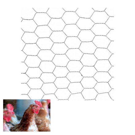 Pletivo HEX 13/0,7x1000 mm 10 m ZN Skveler zajačie