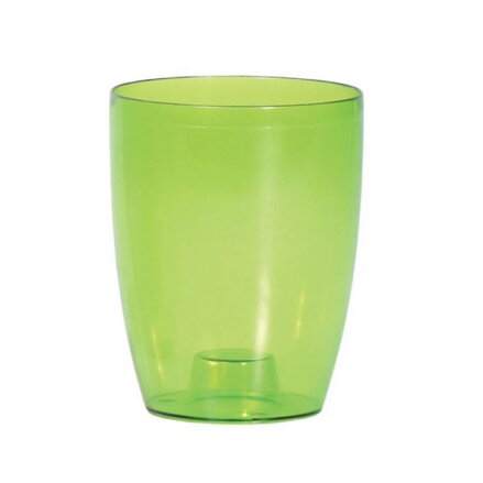 Kvetináč UH o130mm zelený transparentný výška 160mm ORCHIDEA