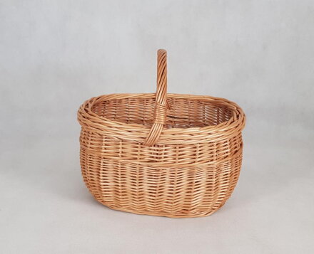 Košík prútený 4 32x26xH18 cm oválny