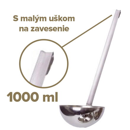 Naberačka kuchynská nerez 16cm/ 1000ml s háčikom   WW