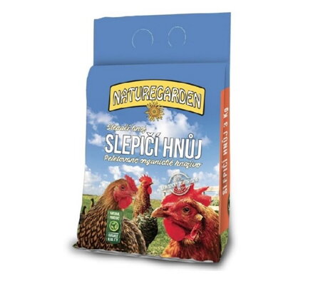 Hnoj slepačí 3kg NATUREGARDEN