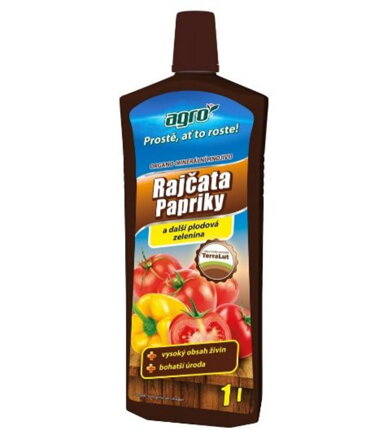 Hnojivo 1L-paradajky,papriky,uhorky AGRO