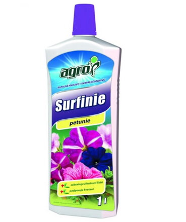 Hnojivo kvapalné na surfínie 1L AGRO