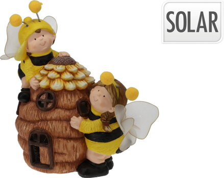 Postavička včielky na úli 35x24x44 cm solar MGO