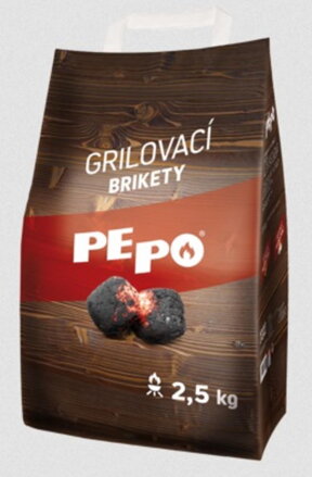 Brikety grilovacie 2,5 kg  PEPO