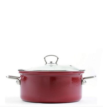 Kastról smalt ECO-CERAMIC 24cm/4,5L + pokrievka Belis