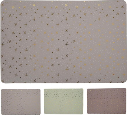 Prestieranie 43,5x28,5 cm dekor hviezdičky, mix farieb