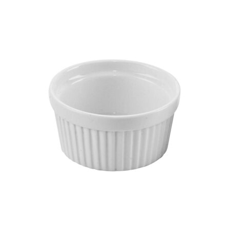 Miska porcelanova na creme brulle 8,5 cm, 1ks, biela KLC