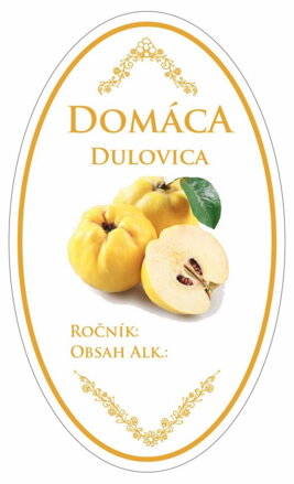 Samolepka domáca DULOVICA 16ks etikiet