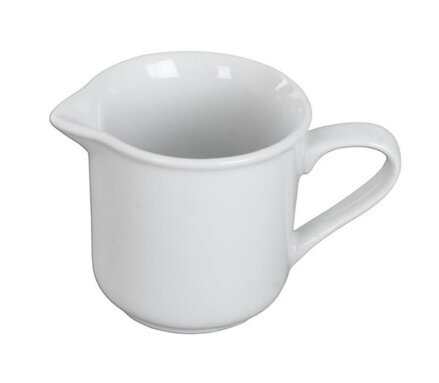 Mliečnik porcelánový, farba biela 0,1l