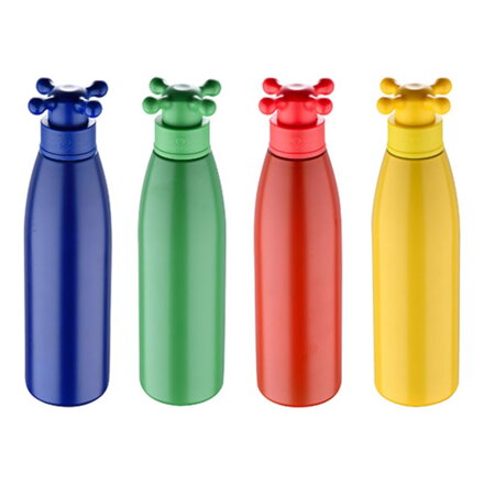 Fľaša na vodu 750ml nerezová, mix farieb RAINBOW
