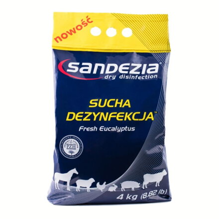 Dezinfekcia suchá 4kg SANDEZIA, pre hospodárske zvieratá