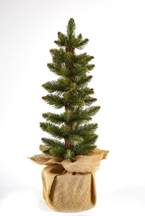 Stromček vianočný smrek 65 cm v jute