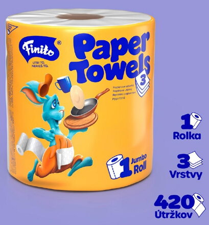 Utierka papierová v rolke 19cm/80m 3vrst. single