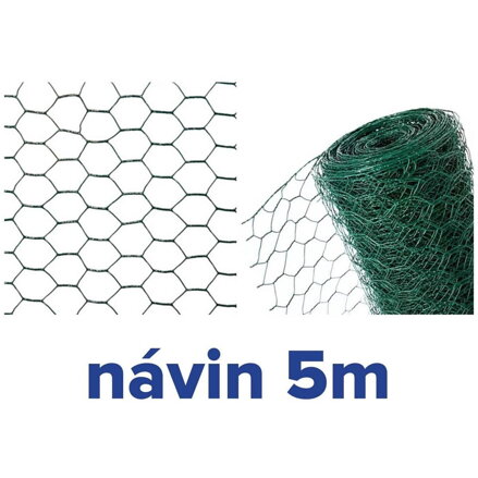 Pletivo HEX 25/1x500 mm 5 m PVC GARDENKUS zajačie