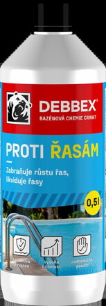 Chémia bazénová proti riasam 0,5l