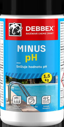 Chémia bazénová pH MÍNUS 1,5kg