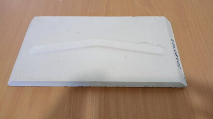 ND tehla šamotová OG-22 - 180x370mm, s vystupkom BLIST ZAR/MODENA