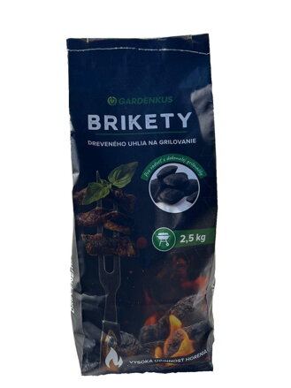 Brikety grilovacie 2,5 kg GARDENKUS
