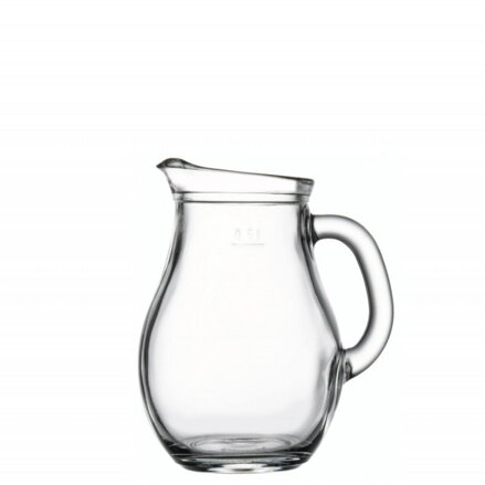 Džbán BISTRO 0,5l číre sklo