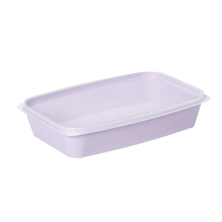 Dóza na potraviny UH 1,2l LUNCH levanduľová 23x15,5x5,5 cm