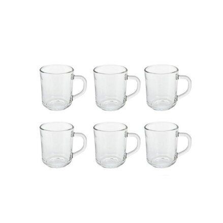 Hrnček sklo 240ml sada 6ks