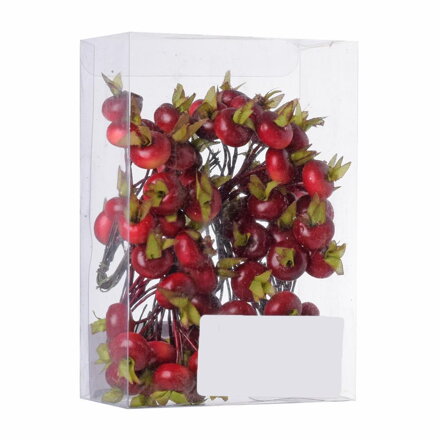 Ozdoba zapichovacia šípky zväzok červené bobule