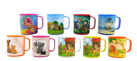 Hrnček detský UH 250 ml s potlačou zvieratka