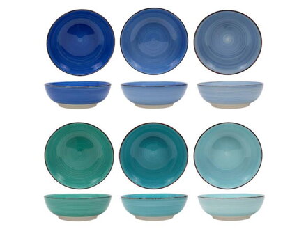 Miska keramická BLUE 22,5cm, mix modrej