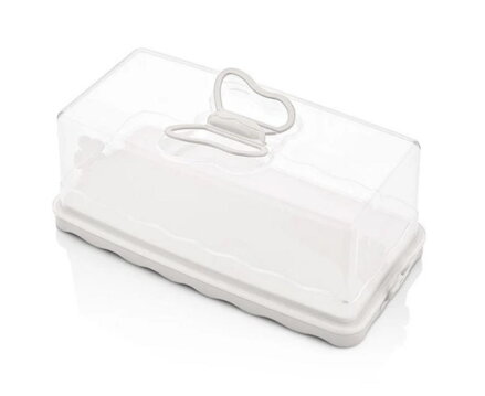 Dóza na potraviny/box UH 33,5x17x14cm s úchytmi biela