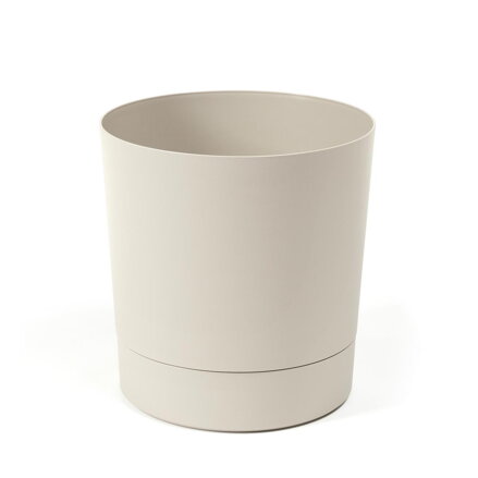 Kvetináč s miskou UH o280 mm Aura béžový výška 294 mm
