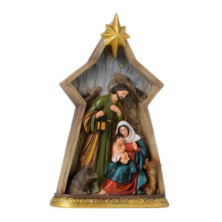 Betlehem hviezda 15x6,5x23,5 cm poly