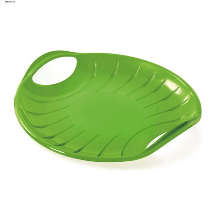 Klzák na sneh SPEED malý tanier 60x60cm UH zelený